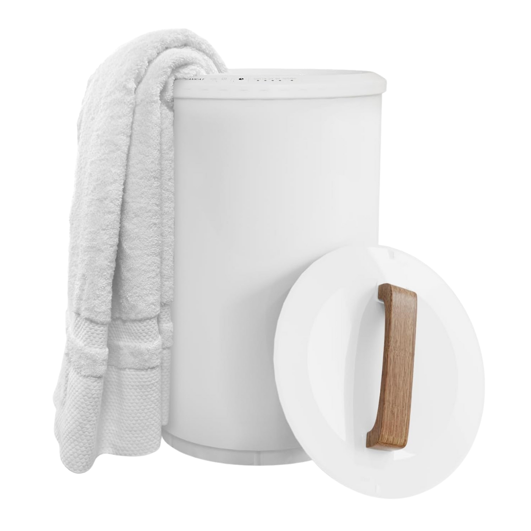 Extra Large Electric Towel Warmer Bucket with 4 Timer Settings